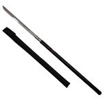 Sabie de vanatoare Ideallstore&reg;, Shaolin Master, model baston, 87 cm, negru, teaca inclusa fotografia produsului