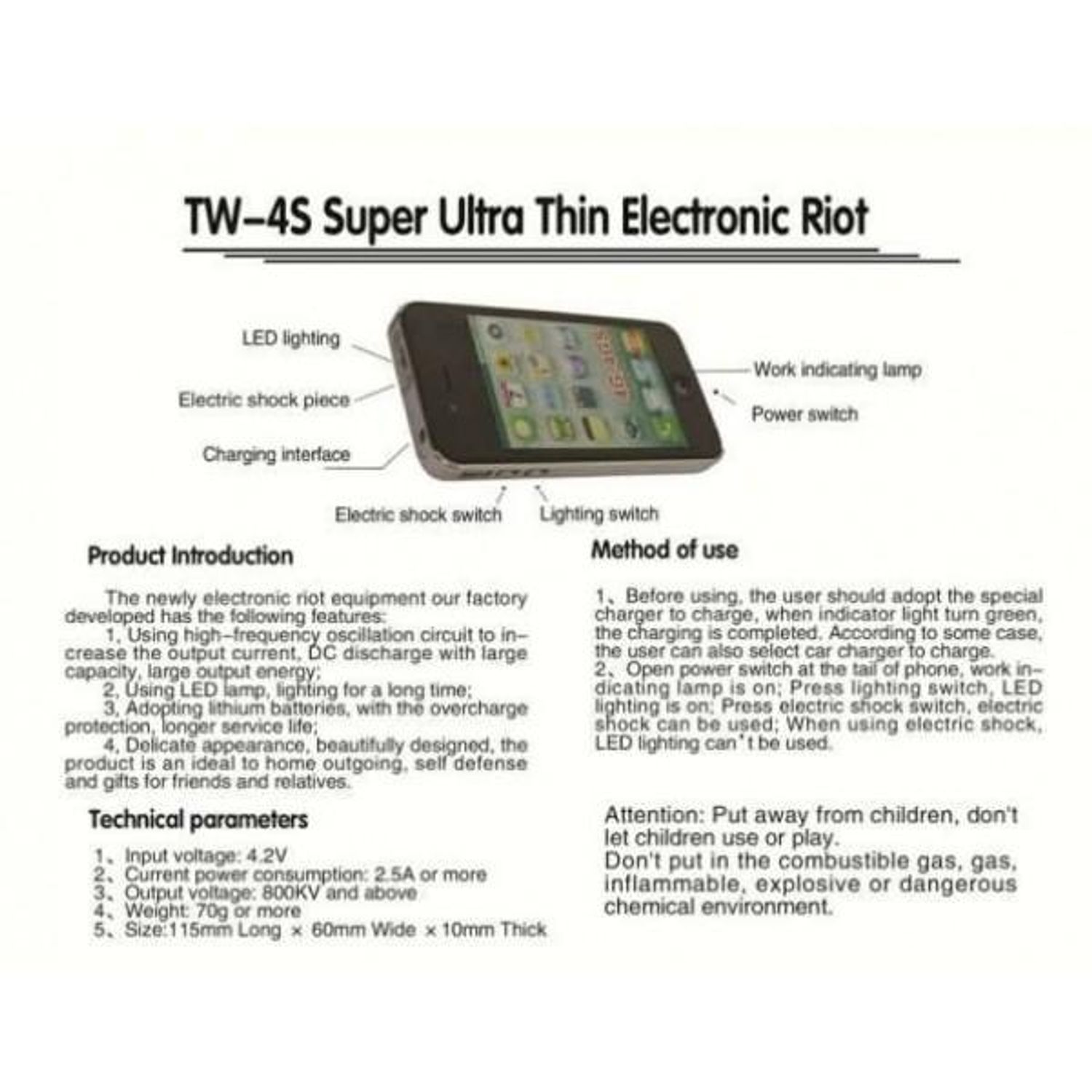 Electrosoc IdeallStore&reg;, tip telefon, model Iphone 4s, alb fotografia produsului View 5 L