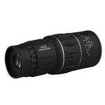 Monocular IdeallStore&reg;, Hawk Sight, 16x52, negru, 15 cm, husa inclusa fotografia produsului