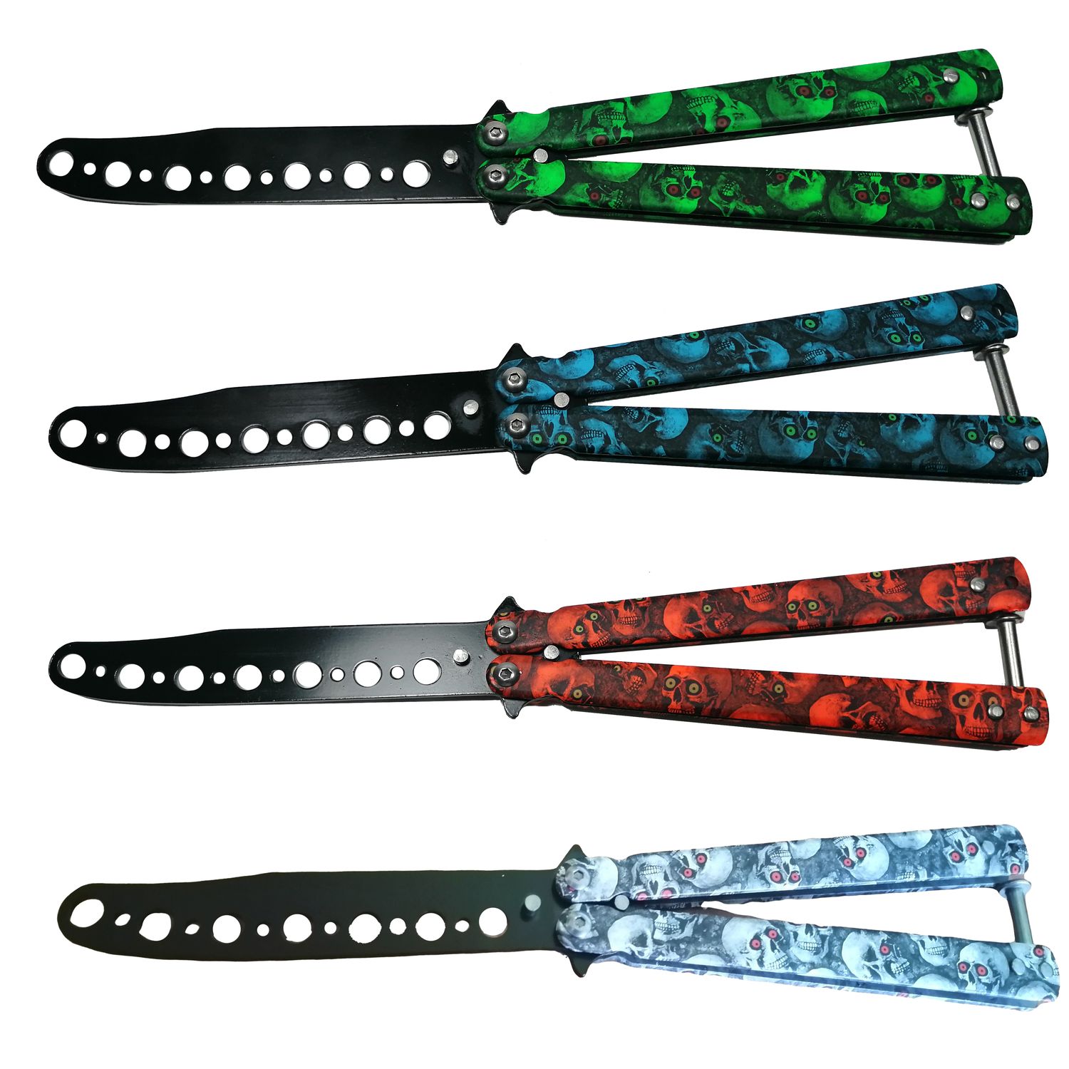 Pachet 4 cutite, de antrenament, otel inoxidabil, multicolor, 22 cm fotografia produsului