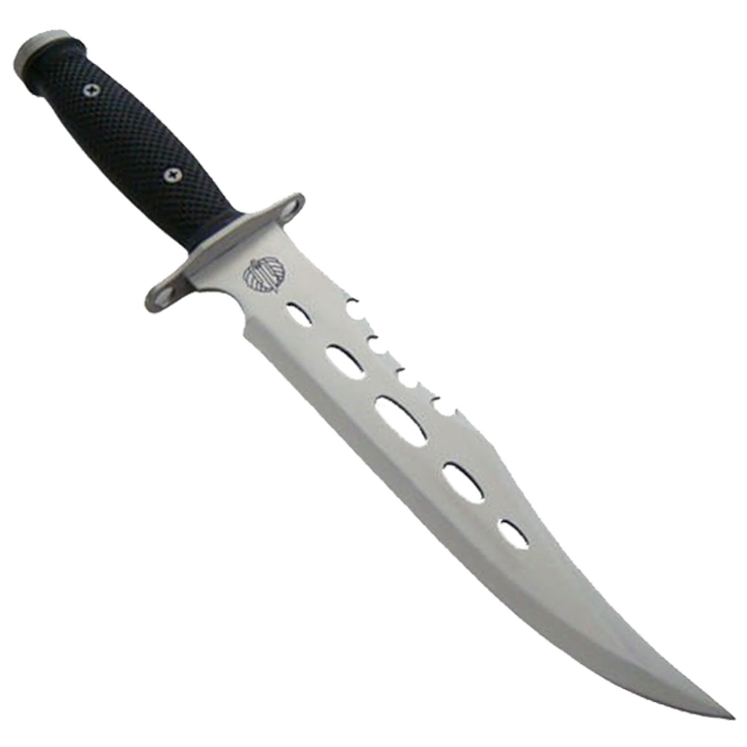 Cutit de vanatoare IdeallStore&reg;, Unity Blade, 36 cm, argintiu, teaca piele inclusa fotografia produsului View 3 L