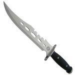 Cutit de vanatoare IdeallStore&reg;, Unity Blade, 36 cm, argintiu, teaca piele inclusa fotografia produsului View 4 S