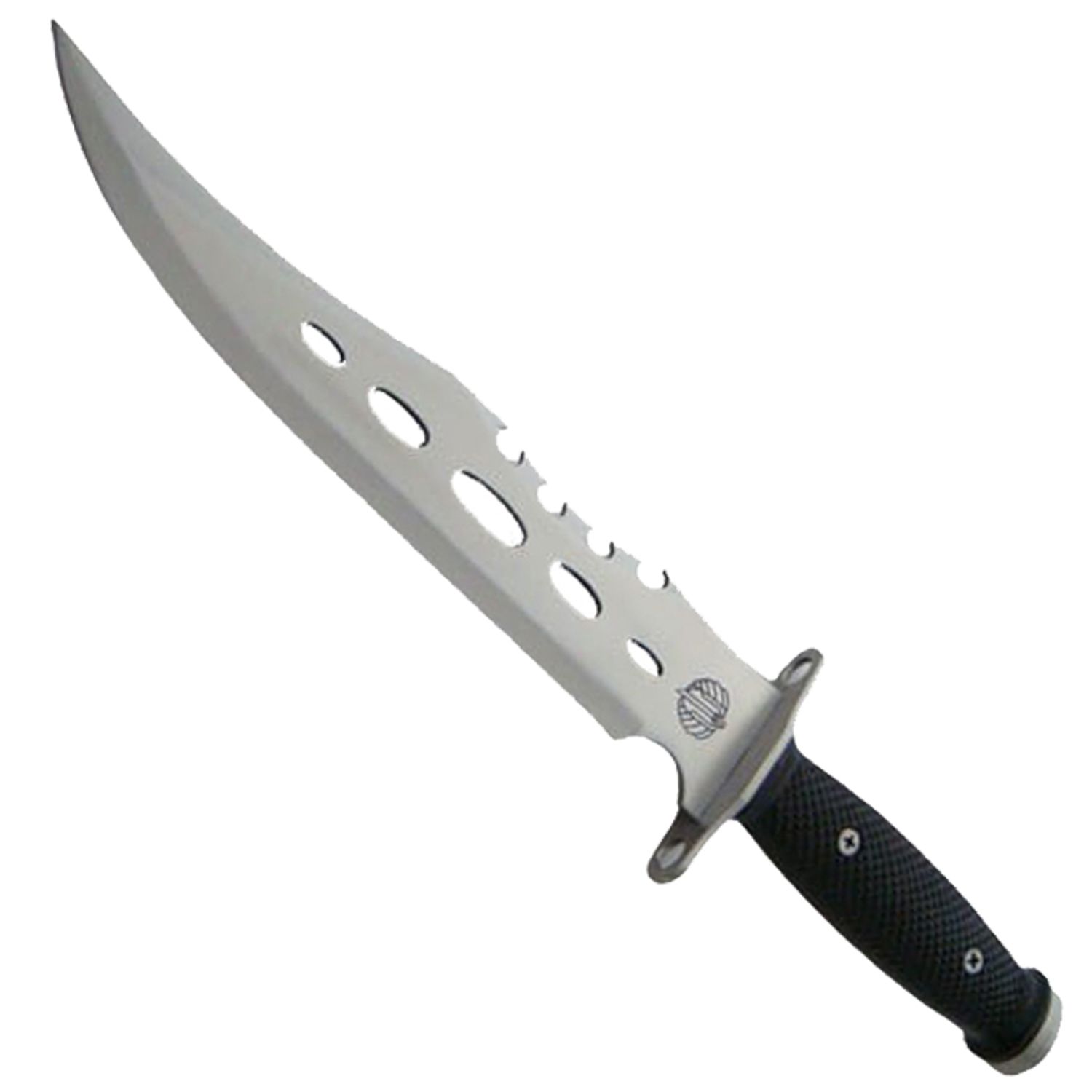 Cutit de vanatoare IdeallStore&reg;, Unity Blade, 36 cm, argintiu, teaca piele inclusa fotografia produsului View 4 L