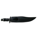 Cutit de vanatoare IdeallStore&reg;, Unity Blade, 36 cm, argintiu, teaca piele inclusa fotografia produsului View 5 S