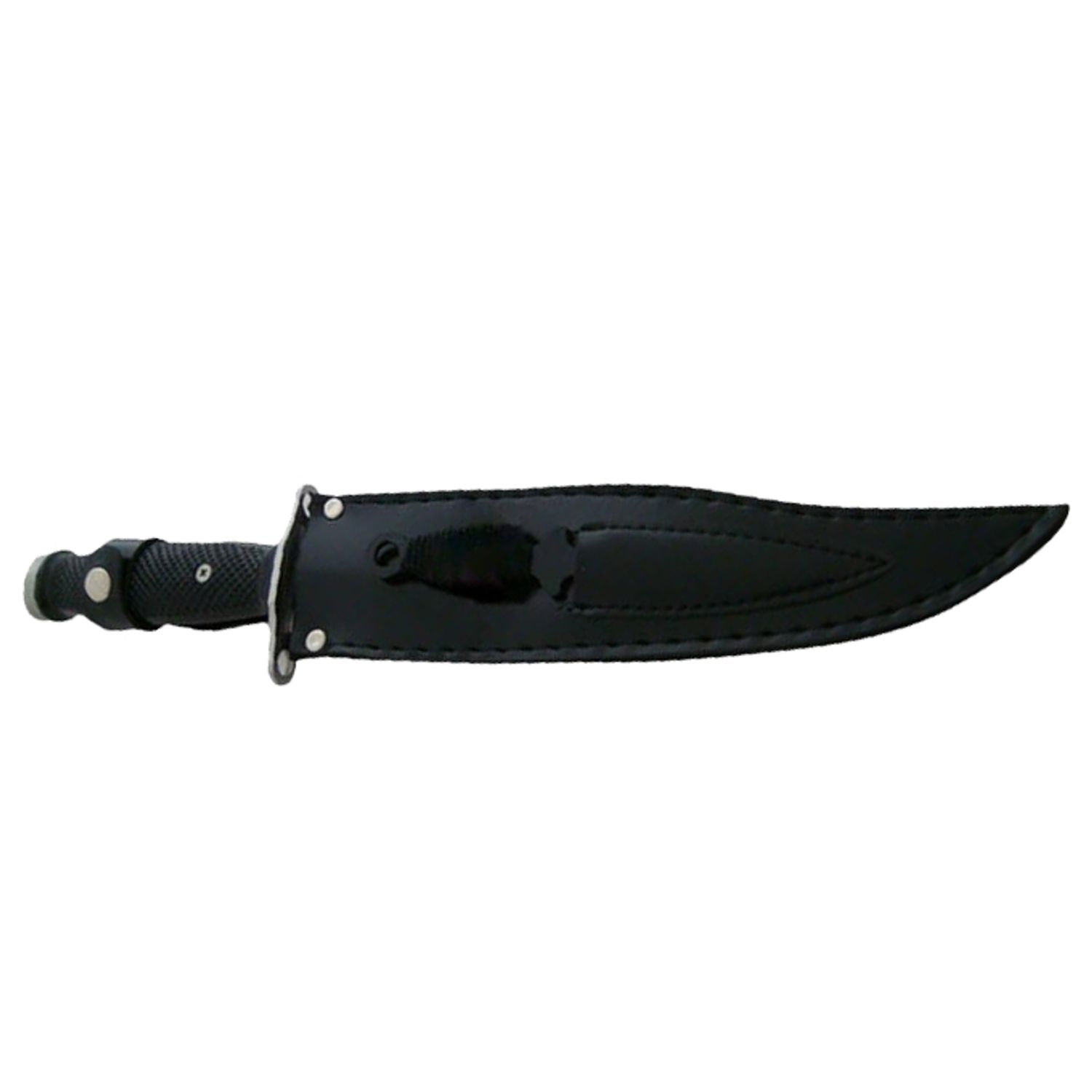 Cutit de vanatoare IdeallStore&reg;, Unity Blade, 36 cm, argintiu, teaca piele inclusa fotografia produsului View 5 L
