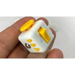 Jucarie antistres, Fidget Cube, 3 cm, galben fotografia produsului View 6 S