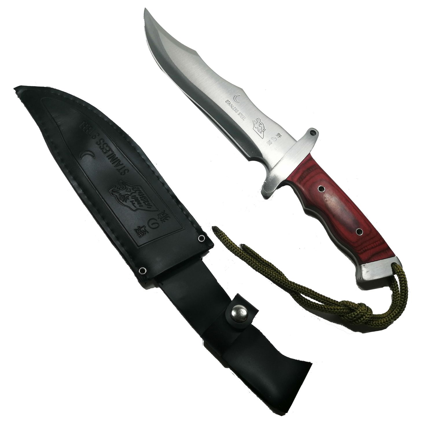 Cutit de vanatoare, Steel Wolf, 31 cm, argintiu fotografia produsului