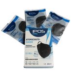 Masca FFP2, 5 straturi, BFE>95%, neagra, certificare CE 2841 fotografia produsului View 8 S