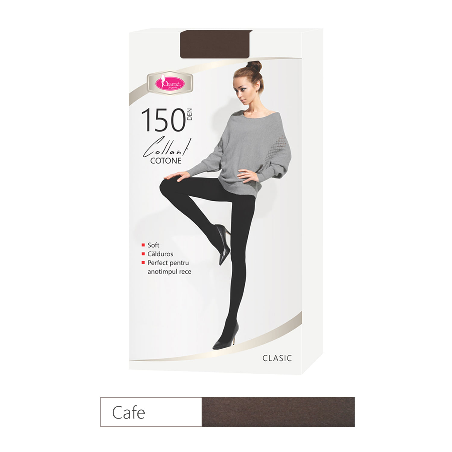 Dres gros mat bumbac Cottone 150 DEN Cafe 4-L fotografia produsului