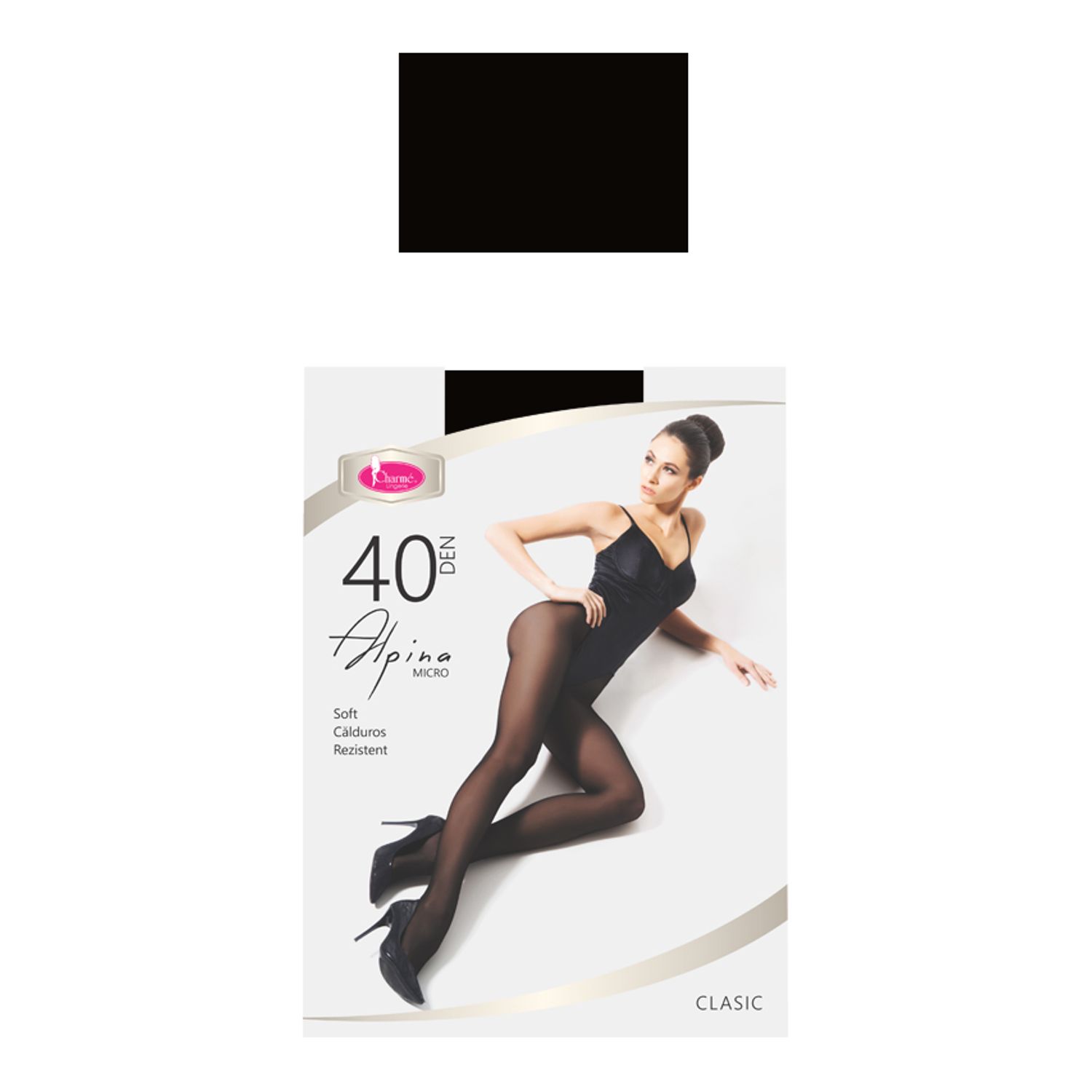 Dres mat Alpina 40 DEN Nero 3-M fotografia produsului View 3 L
