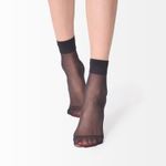 Sosete scurte lycra Monica 20 DEN Nero UNICA fotografia produsului View 2 S