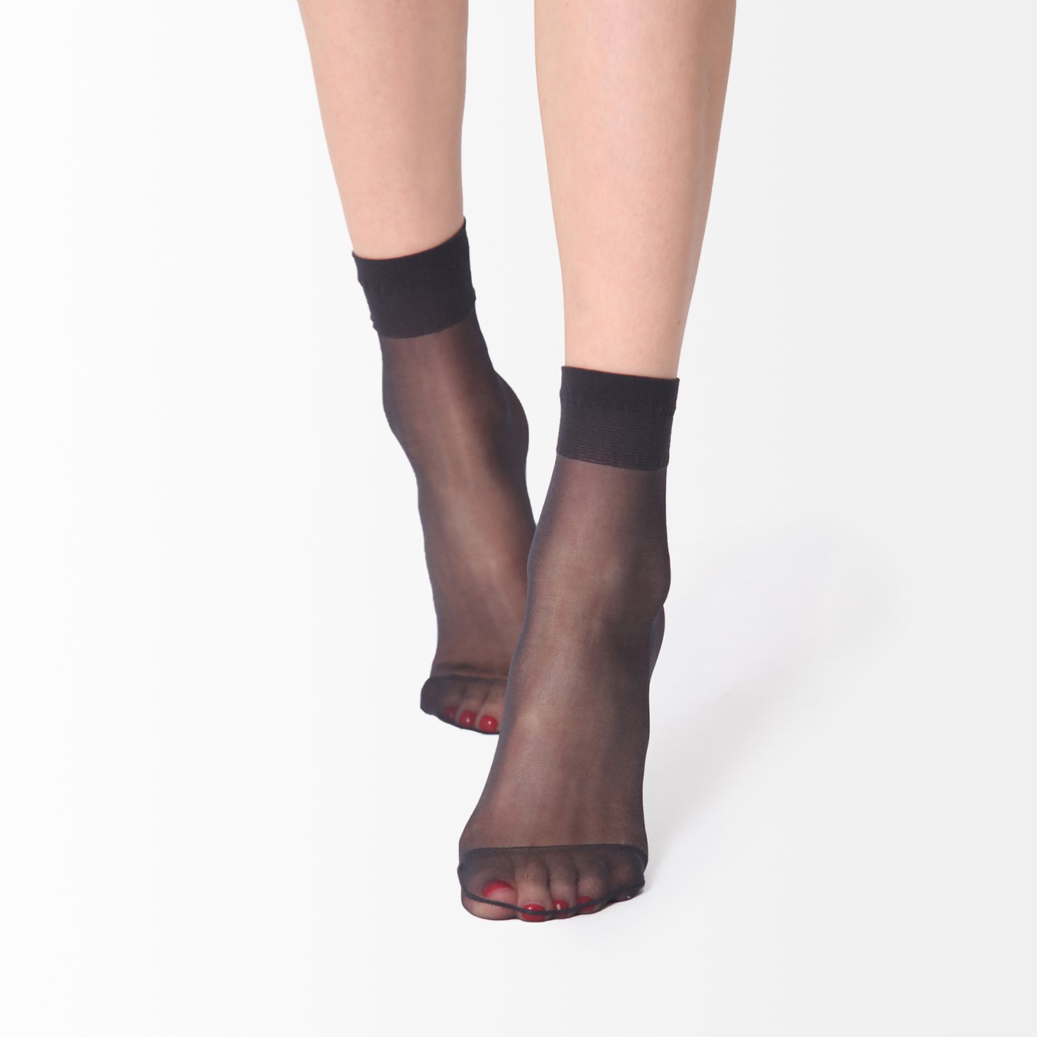 Sosete scurte lycra Monica 20 DEN Nero UNICA fotografia produsului View 2 L
