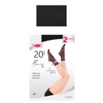 Sosete scurte lycra Monica 20 DEN Nero UNICA fotografia produsului View 3 S