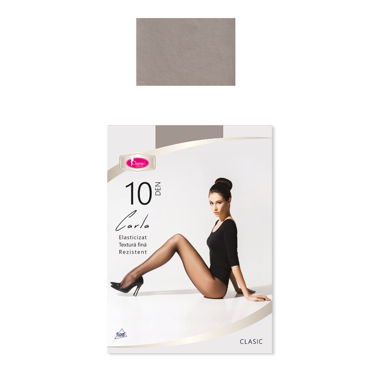 Dres transparent Carla 10 DEN Claro 1/2-S fotografia produsului View 3 L