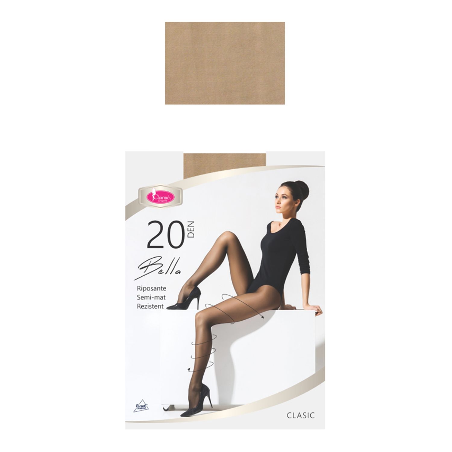Dres transparent Bella 20 DEN Vizone 1/2-S fotografia produsului View 3 L