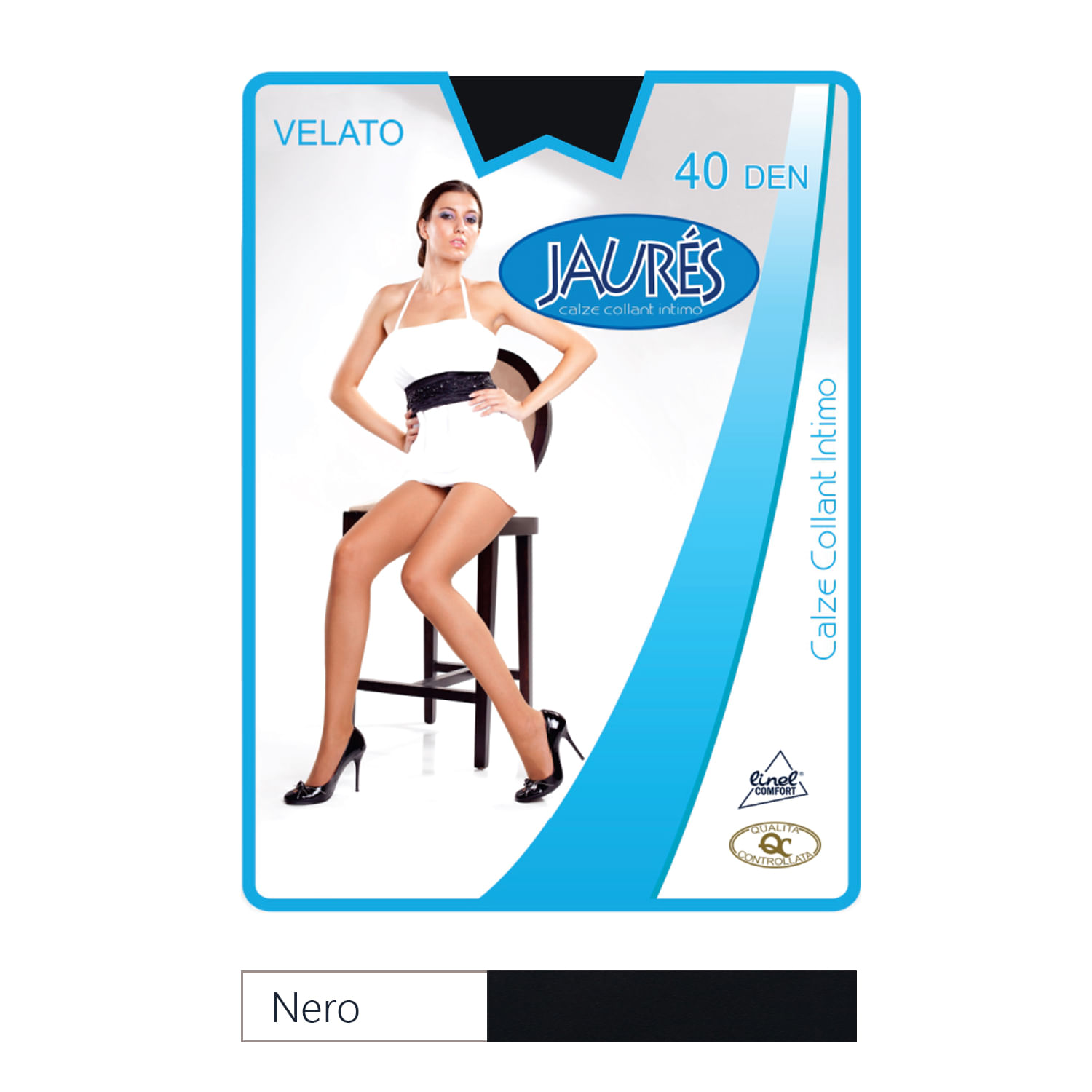 Dres lycra Jaures 40 DEN Nero 5-XL fotografia produsului