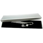 Semn de carte metalic pana cu fulg de nea si cristal de gheata fotografia produsului View 2 S