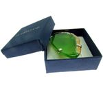 Inel reglabil statement masiv cu agat verde natural 7A fotografia produsului View 4 S