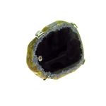 Inel reglabil statement masiv cu agat negru natural 11A fotografia produsului View 2 S