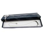 Colier argint cu safir natural fatetat fotografia produsului View 4 S