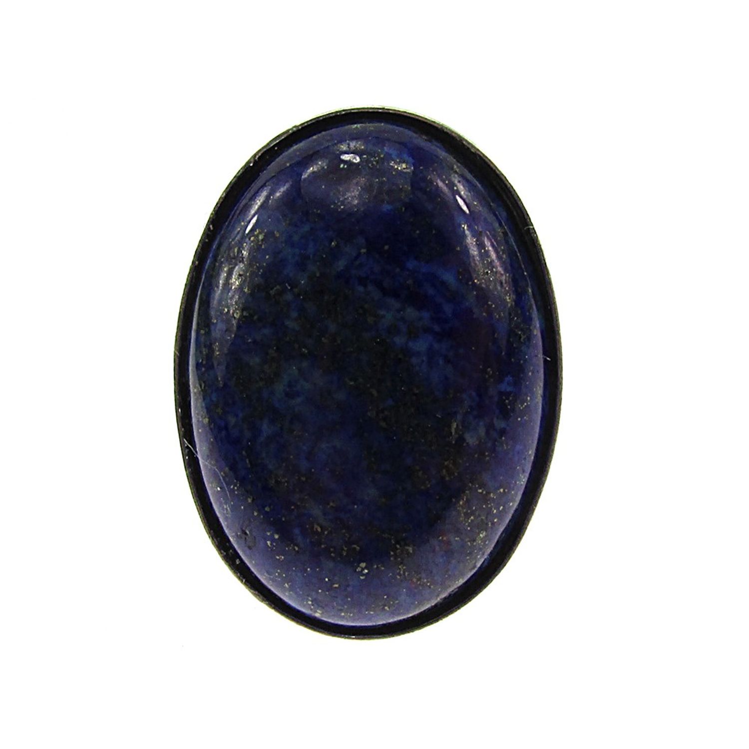 Inel argint reglabil masiv lapis lazuli 25x18 MM fotografia produsului