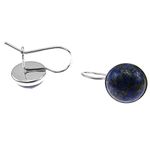 Cercei argint clasici cu lapis lazuli 10 MM fotografia produsului View 2 S