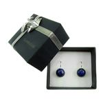 Cercei argint clasici cu lapis lazuli 10 MM fotografia produsului View 4 S