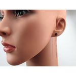 Cercei argint lantisor cu ochi de tigru 6 MM fotografia produsului View 4 S