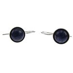 Cercei argint cu lapis lazuli natural 8 MM fotografia produsului View 4 S