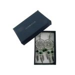 Cercei candelabru Dreamcatcher cu malachit fotografia produsului View 3 S