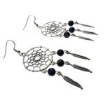 Cercei candelabru Dreamcatcher cu lapis lazuli natural fotografia produsului View 5 S