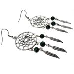 Cercei candelabru Dreamcatcher cu malachit fotografia produsului View 2 S