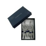 Cercei candelabru Dreamcatcher cu lapis lazuli natural fotografia produsului View 2 S