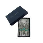 Cercei candelabru Dreamcatcher cu turcoaze fotografia produsului View 4 S