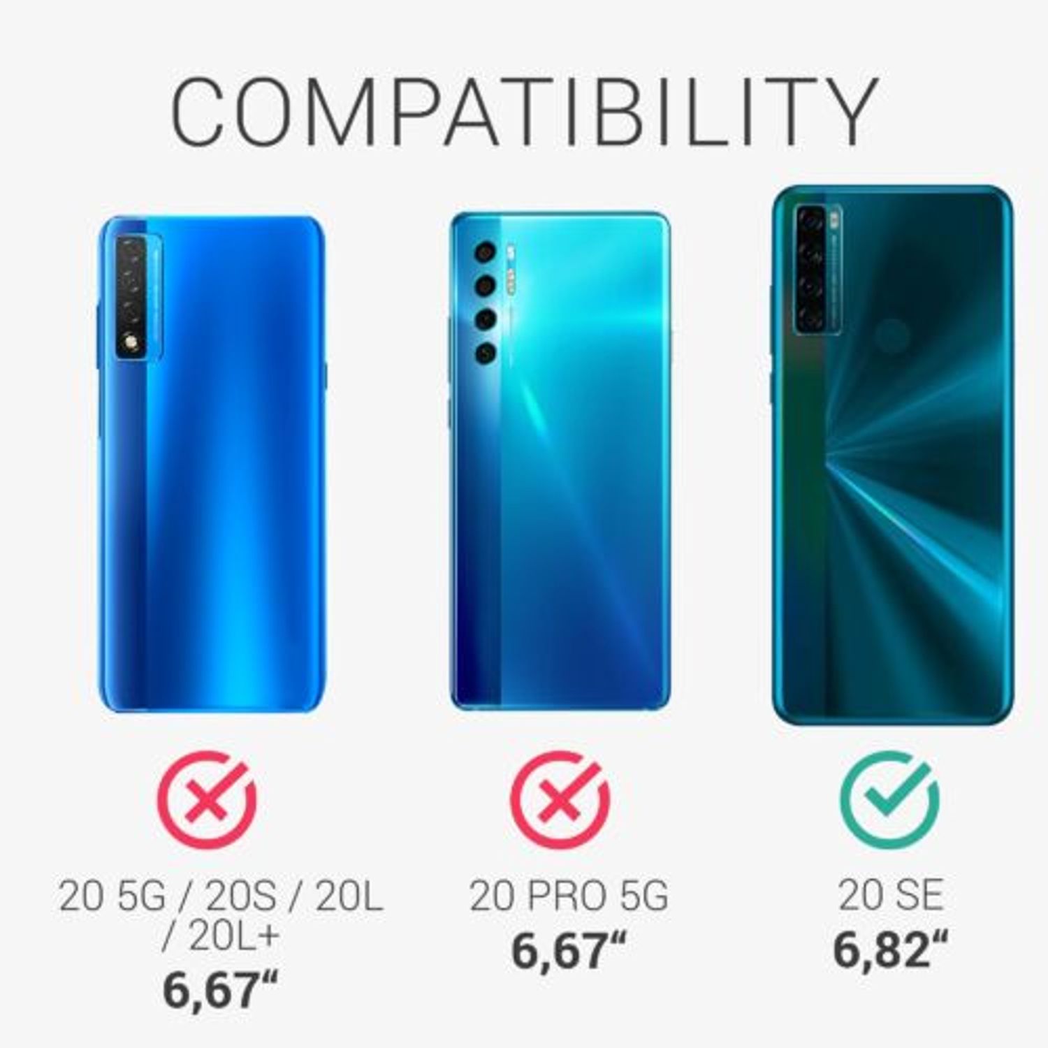 Husa pentru TCL 20 SE (2021), Silicon, Transparent, 55692.03 fotografia produsului View 6 L