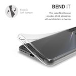 Husa pentru TCL 20 SE (2021), Silicon, Transparent, 55692.03 fotografia produsului View 3 S