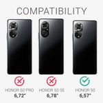 Husa pentru Honor 50, Silicon, Transparent, 55630.03 fotografia produsului View 4 S