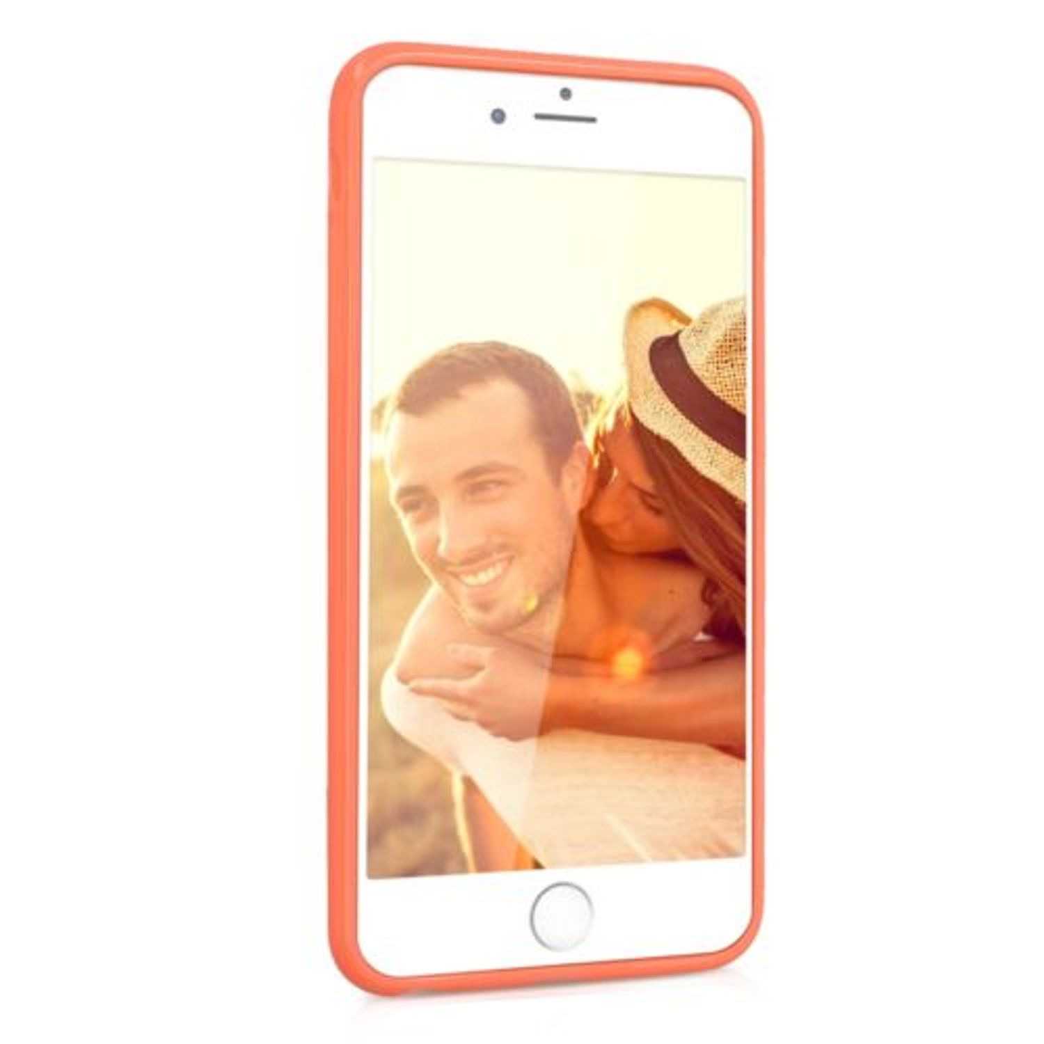 Husa pentru Apple iPhone 6 Plus/iPhone 6s Plus, Silicon, Rose Gold, 37726.56 fotografia produsului View 3 L