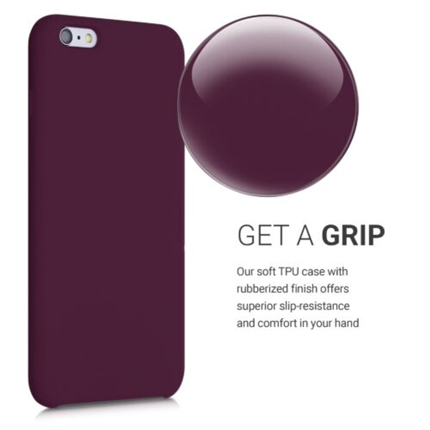 Husa pentru Apple iPhone 6 Plus/iPhone 6s Plus, Silicon, Violet, 40841.187 fotografia produsului View 4 L