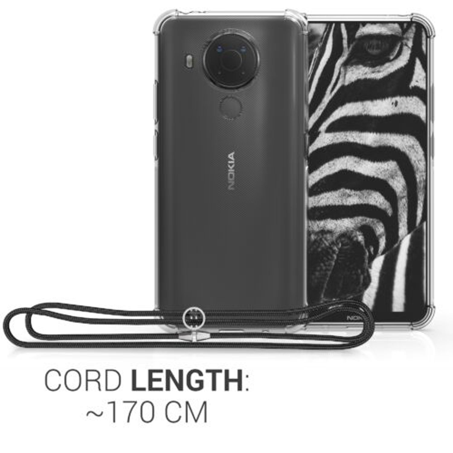 Husa pentru Nokia 5.4, Silicon, Transparent, 54231.03 fotografia produsului View 7 L