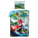 Lenjerie de pat Super Mario, multicolora, 140x200 cm fotografia produsului