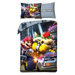 Lenjerie de pat Super Mario 2, multicolora, 140x200 cm fotografia produsului