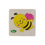 Puzzle  din lemn 15 x15 cm - Albinuta, 7Toys fotografia produsului