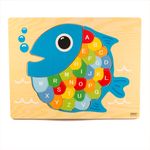 Puzzle educativ din lemn, Pestisor, 7Toys fotografia produsului