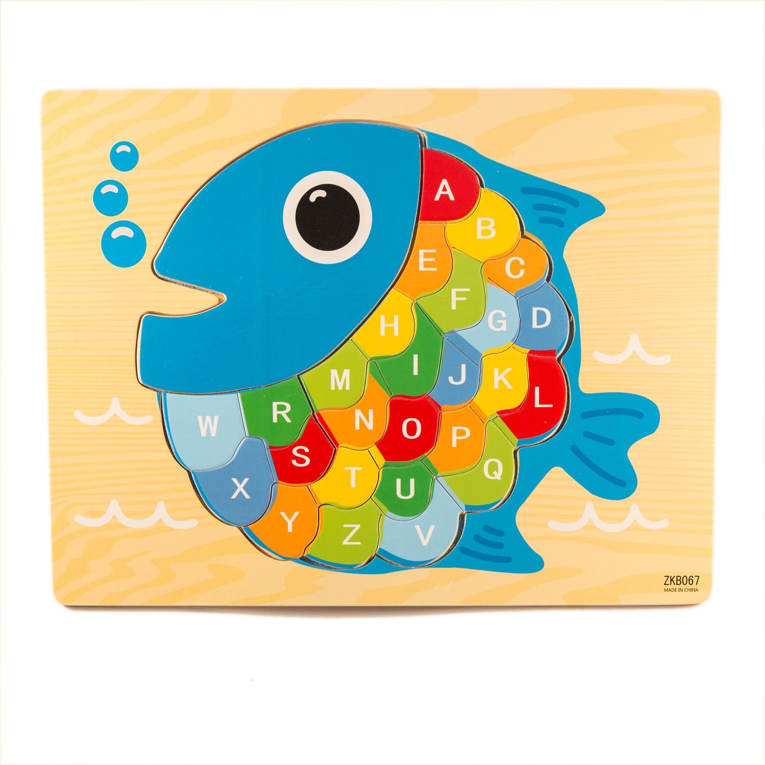 Puzzle educativ din lemn, Pestisor, 7Toys fotografia produsului
