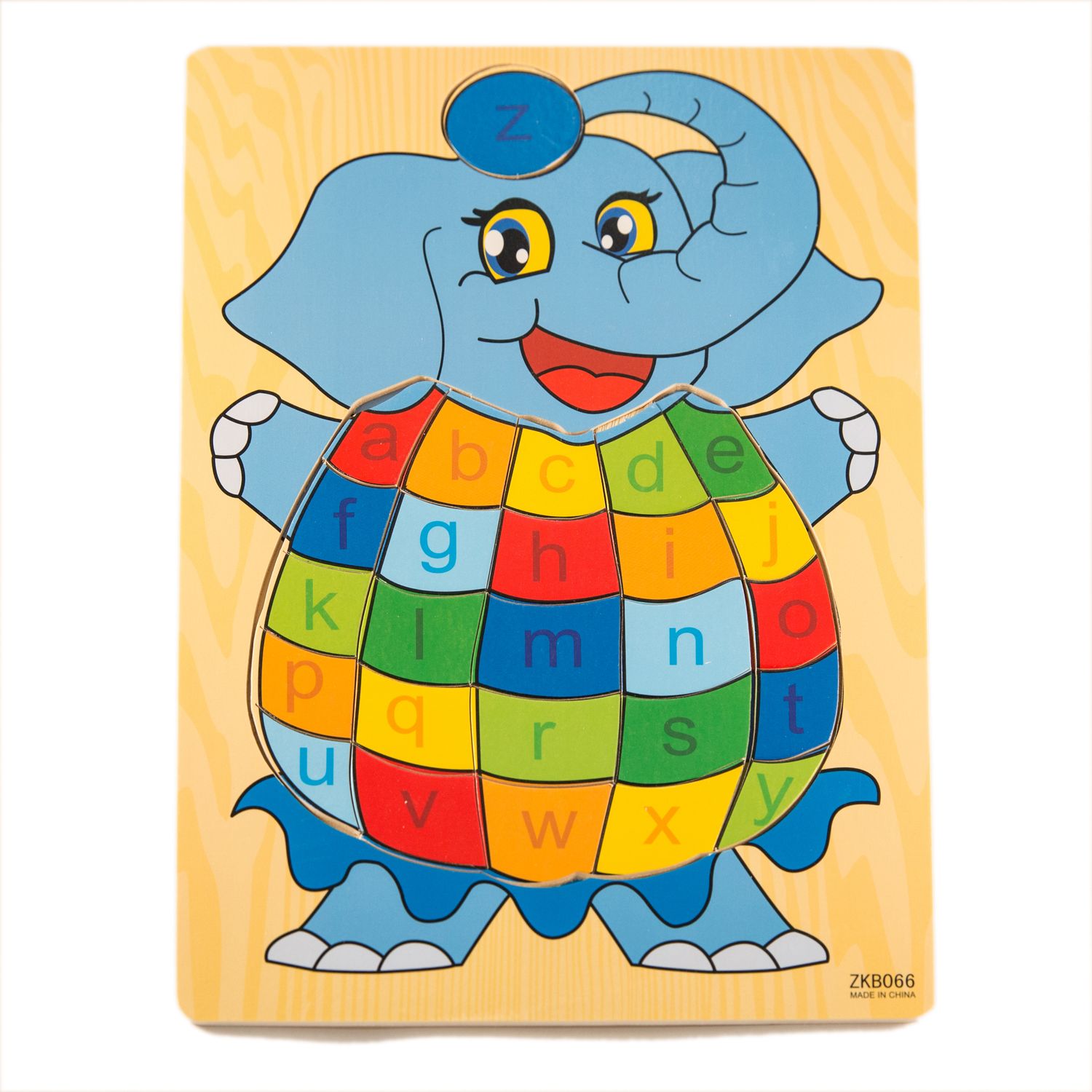 Puzzle educativ din lemn, Elefant, 7Toys fotografia produsului