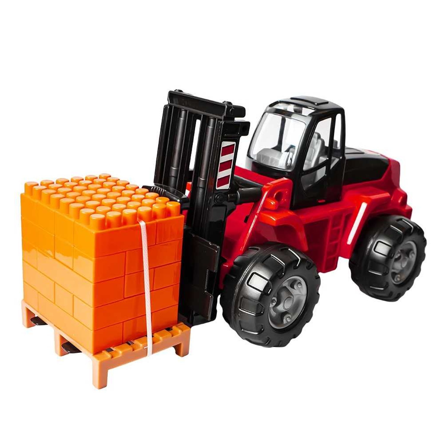 Stivuitor si palet cuburi 48x22x23 cm, 7Toys fotografia produsului
