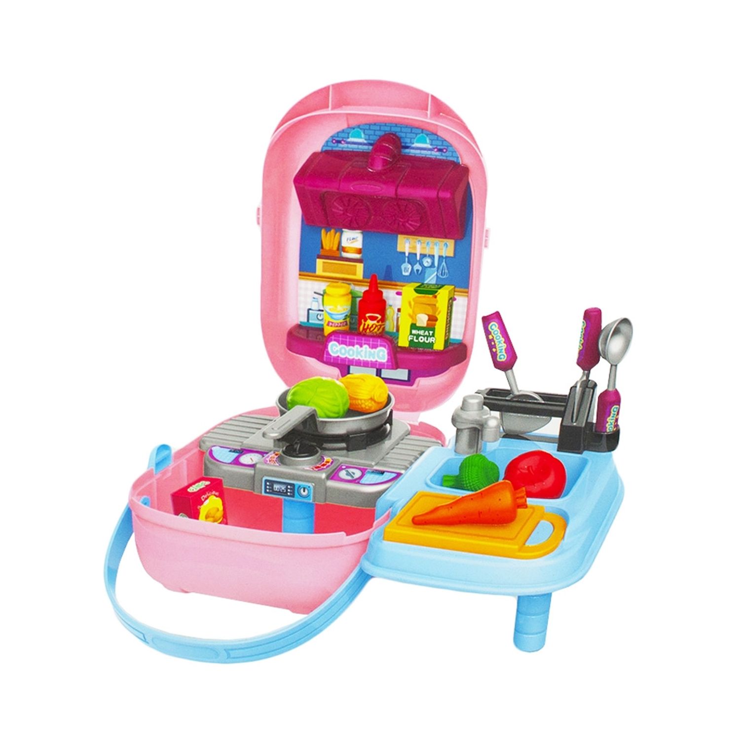 Set bucatarie, in gentuta, 7Toys fotografia produsului