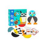 Tangram din lemn Ze Geoanimo Djeco, 7Toys fotografia produsului