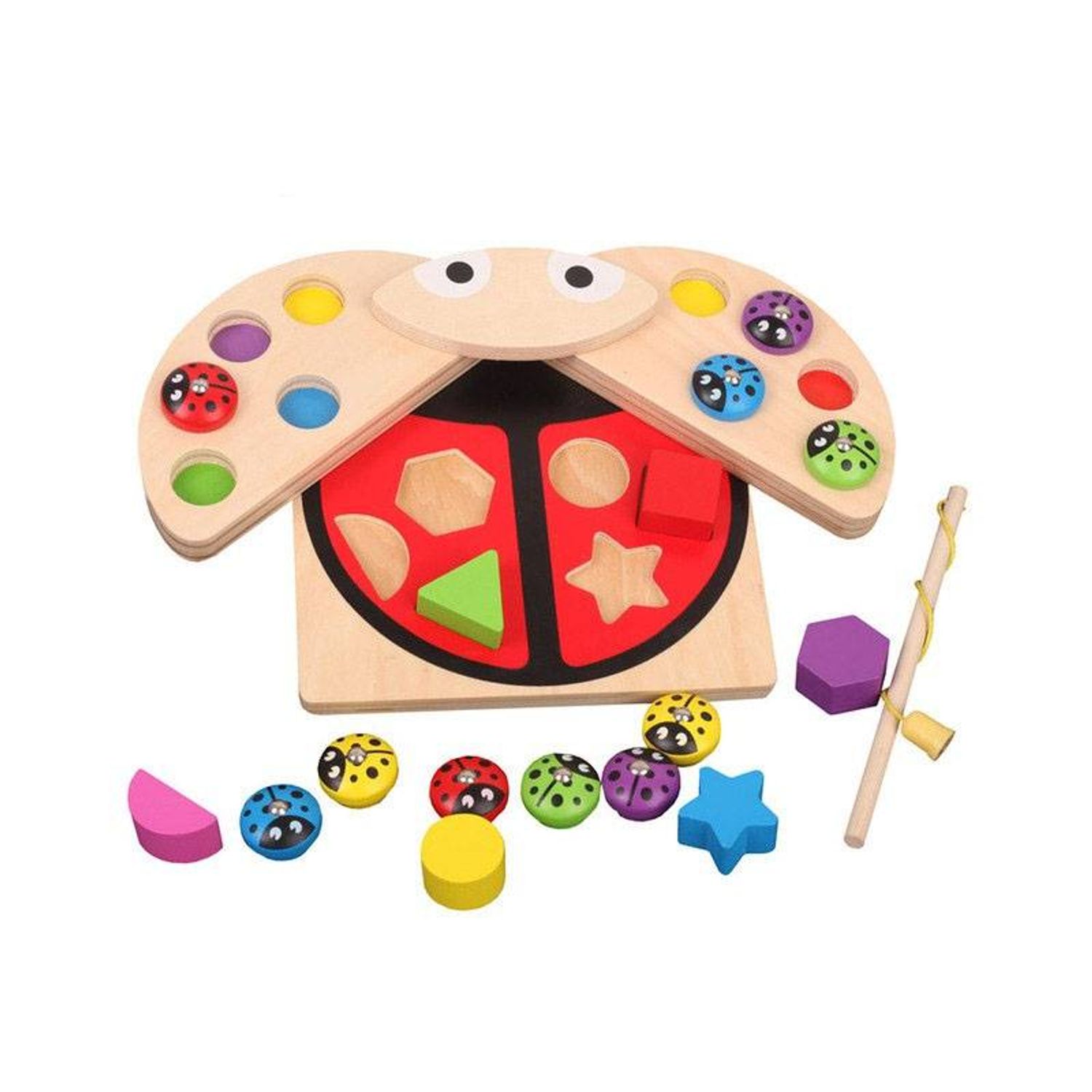 Joc de indemanare 2 in 1 Gargarita - Pescuit si sortator, 7Toys fotografia produsului